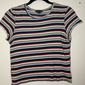 Striped American Eagle Shirt-NEED GONE ASAP
